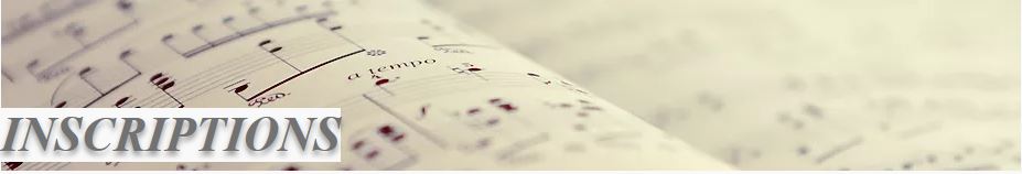 inscriptions